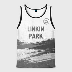 Майка-безрукавка мужская Linkin Park - white gradient посередине, цвет: 3D-черный