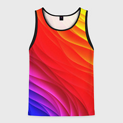 Мужская майка без рукавов Абстрактные волны текстура