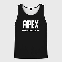 Мужская майка без рукавов Apex legends logo white