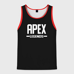 Мужская майка без рукавов Apex legends logo white