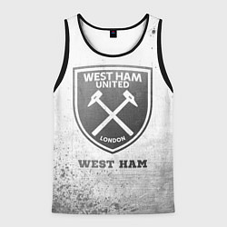 Майка-безрукавка мужская West Ham - white gradient, цвет: 3D-черный