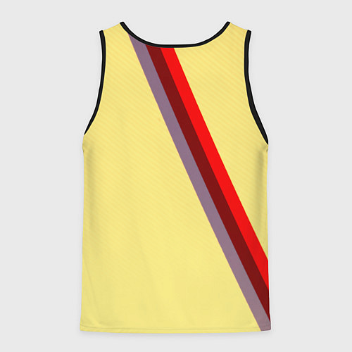 Мужская майка без рукавов Samurai geometry steel / 3D-Черный – фото 2