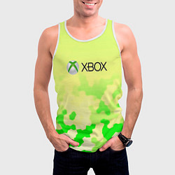 Майка-безрукавка мужская Xbox camo, цвет: 3D-белый — фото 2