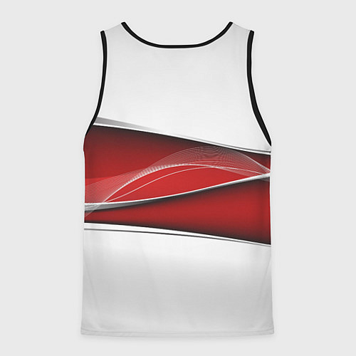 Мужская майка без рукавов Mercedes benz авто / 3D-Черный – фото 2