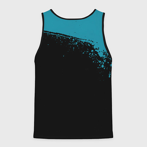 Мужская майка без рукавов Metallica - молния пробивает череп / 3D-Черный – фото 2