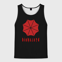 Майка-безрукавка мужская Biohazard resident game, цвет: 3D-черный