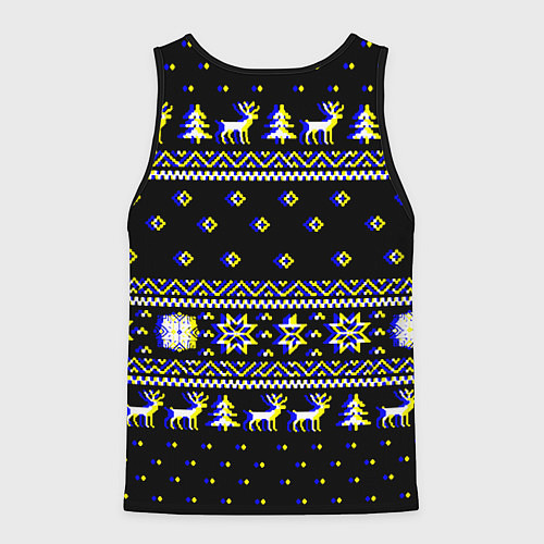 Мужская майка без рукавов The Elder Scrolls зимний свитер / 3D-Черный – фото 2