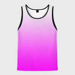 Мужская майка без рукавов Gradient color pink