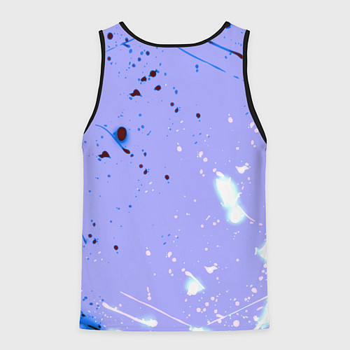 Мужская майка без рукавов Forza Horizon краски текстура / 3D-Черный – фото 2