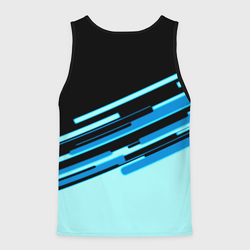 Мужская майка без рукавов Team Fortress line / 3D-Черный – фото 2