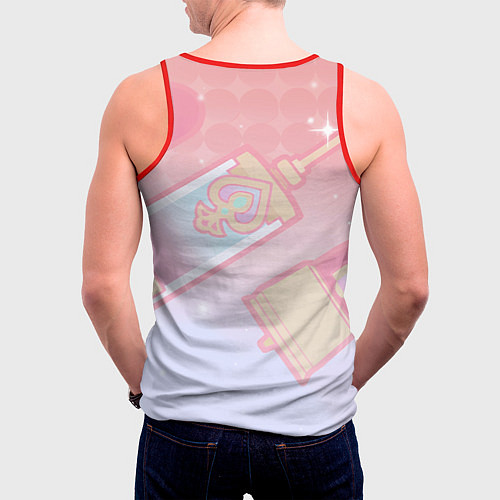 Мужская майка без рукавов Sigewinne Genshin Impact / 3D-Красный – фото 4