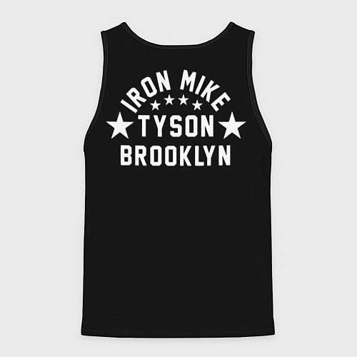 Мужская майка без рукавов Майк Тайсон бруклин / 3D-Черный – фото 2
