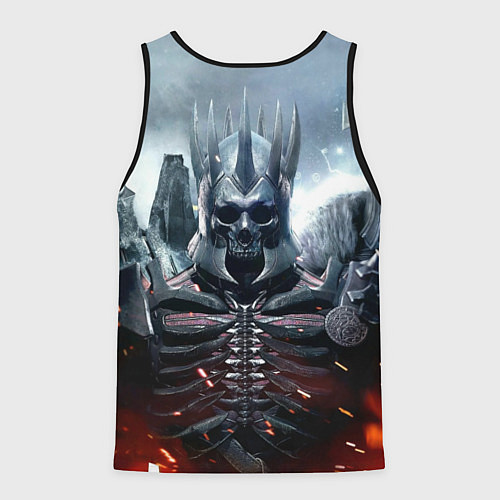 Мужская майка без рукавов Призрачные всадники / 3D-Черный – фото 2