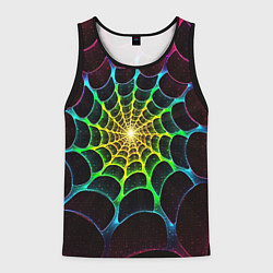 Мужская майка без рукавов Психоделика текстура фрактал