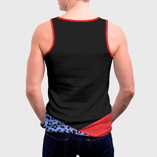 Мужская майка без рукавов Дандадан: Бабушка медиум / 3D-Красный – фото 4