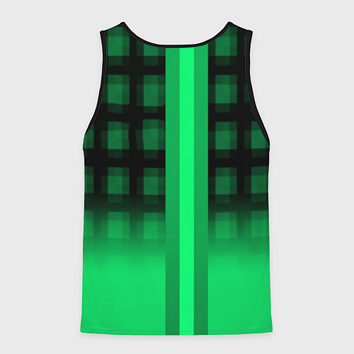 Мужская майка без рукавов Xbox game studio geometry / 3D-Черный – фото 2