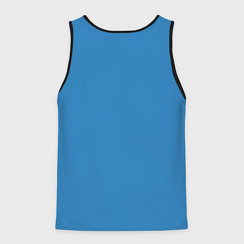 Мужская майка без рукавов Новогодний Рик огурчик - Merry Rickmas / 3D-Черный – фото 2