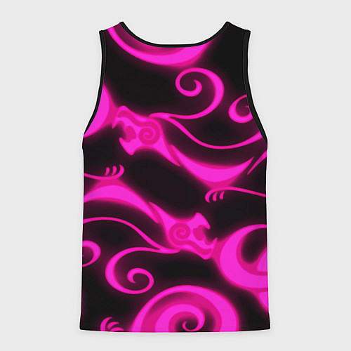 Мужская майка без рукавов Sleeping dogs japan gta dragon / 3D-Черный – фото 2