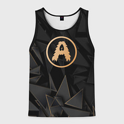 Майка-безрукавка мужская Aerosmith golden poly, цвет: 3D-черный