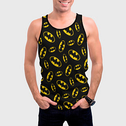 Майка-безрукавка мужская Бэтмен узор, цвет: 3D-черный — фото 2