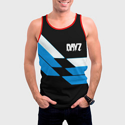 Майка-безрукавка мужская Dayz geometry steel, цвет: 3D-красный — фото 2