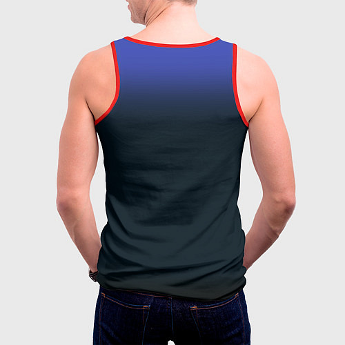 Мужская майка без рукавов Хван Ин Хо - Игра в кальмара / 3D-Красный – фото 4