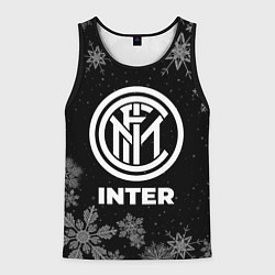 Майка-безрукавка мужская Снежный Inter, цвет: 3D-черный