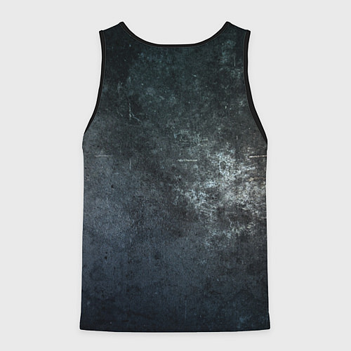 Мужская майка без рукавов Спортивный американский Chevrolet Corvette / 3D-Черный – фото 2