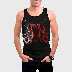 Майка-безрукавка мужская Double Deadpool, цвет: 3D-черный — фото 2