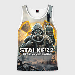 Мужская майка без рукавов S t a l k e r Heart of Chornobyl