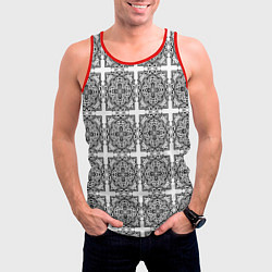 Майка-безрукавка мужская Средневековье, цвет: 3D-красный — фото 2