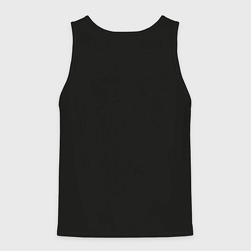 Мужская майка без рукавов Мем розовый кот: опять эти люди / 3D-Черный – фото 2