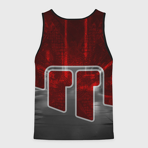 Мужская майка без рукавов Пурпурный автомобиль / 3D-Черный – фото 2