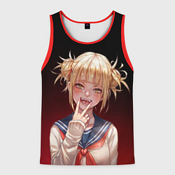 Майка-безрукавка мужская Himiko Toga league of villains, цвет: 3D-красный