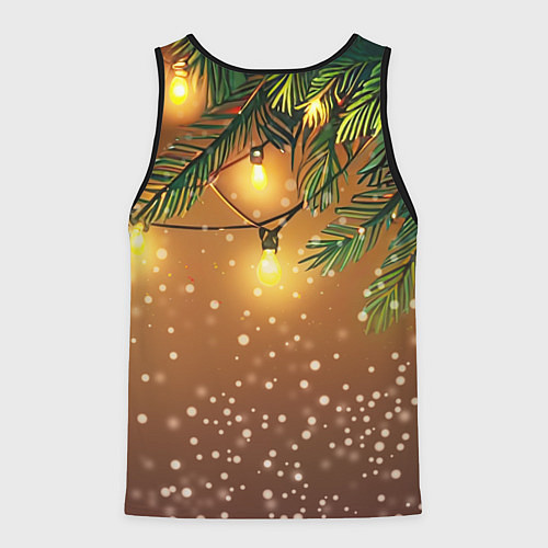 Мужская майка без рукавов Змеи к нам приходят / 3D-Черный – фото 2