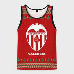 Майка-безрукавка мужская Valencia new year, цвет: 3D-черный