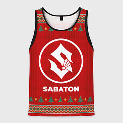 Майка-безрукавка мужская Sabaton new year, цвет: 3D-черный