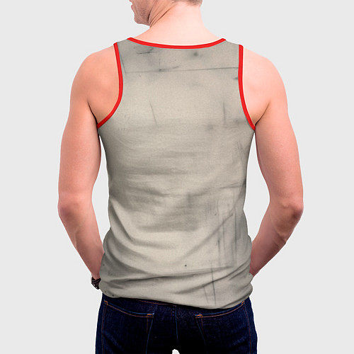 Мужская майка без рукавов Персонажи Извне / 3D-Красный – фото 4