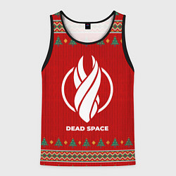 Майка-безрукавка мужская Dead Space new year, цвет: 3D-черный