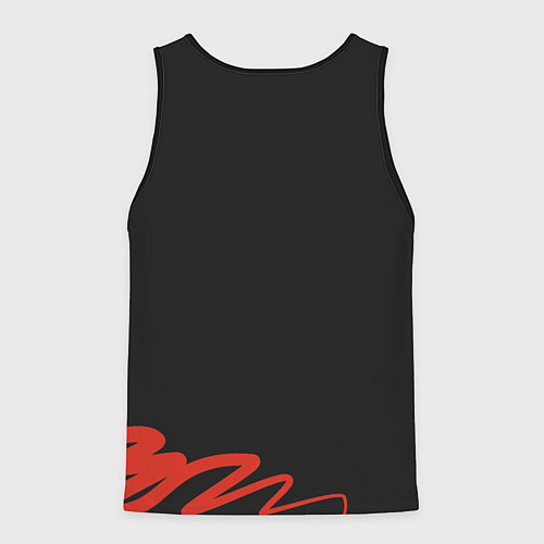 Мужская майка без рукавов Путь жизни / 3D-Черный – фото 2