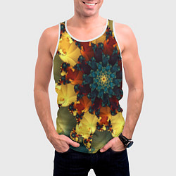 Майка-безрукавка мужская Психоделика, цвет: 3D-белый — фото 2