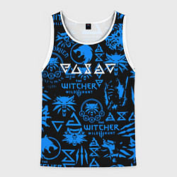 Мужская майка без рукавов The Witcher logo pattern