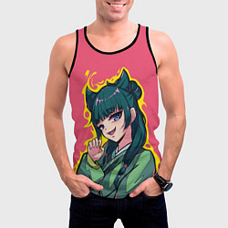 Майка-безрукавка мужская Монолог фармацевта - Маомао, цвет: 3D-черный — фото 2