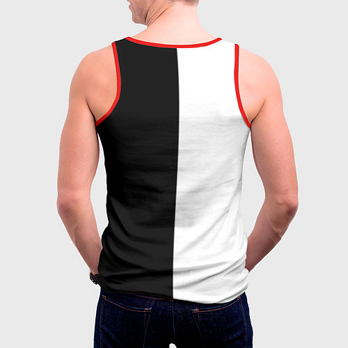Мужская майка без рукавов Пауэр и мисс Макима -Человек бензопила / 3D-Красный – фото 4