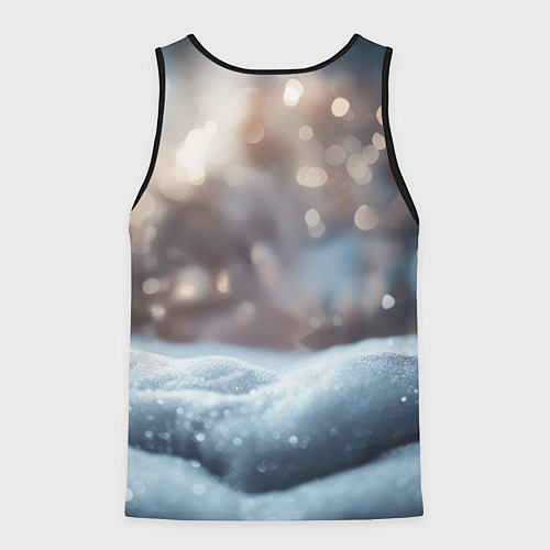 Мужская майка без рукавов Влюбленные котята с сердечком / 3D-Черный – фото 2