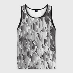 Мужская майка без рукавов Монохромный камуфляж