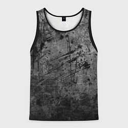 Майка-безрукавка мужская Абстракция - grunge break, цвет: 3D-черный