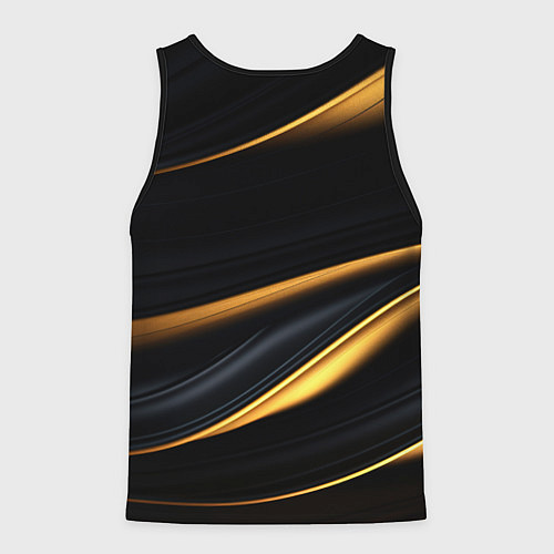 Мужская майка без рукавов Kingdom Come Deliverance 2 black and gold / 3D-Черный – фото 2