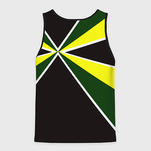 Мужская майка без рукавов Мотострелковые войска: шеврон без текста / 3D-Черный – фото 2