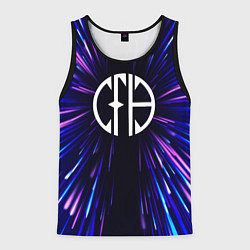 Майка-безрукавка мужская Pantera neon energy, цвет: 3D-черный